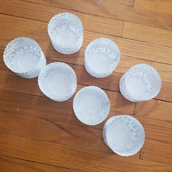 IKEA White Metal Tea Light Candle Holder Set - Picture 7 of 7